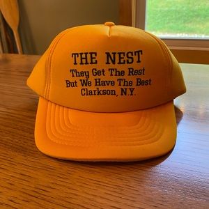 Vintage Clarkson NY Trucker Hat Cap Adjustable Snapback Hat